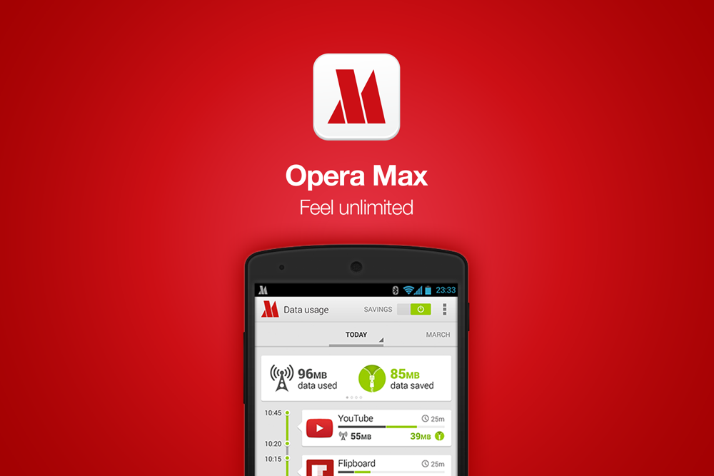 Opera Max экономит мобильный интернет-трафик - Изображение 1 Opera Max экономит мобильный интернет-трафик - Изображение 1