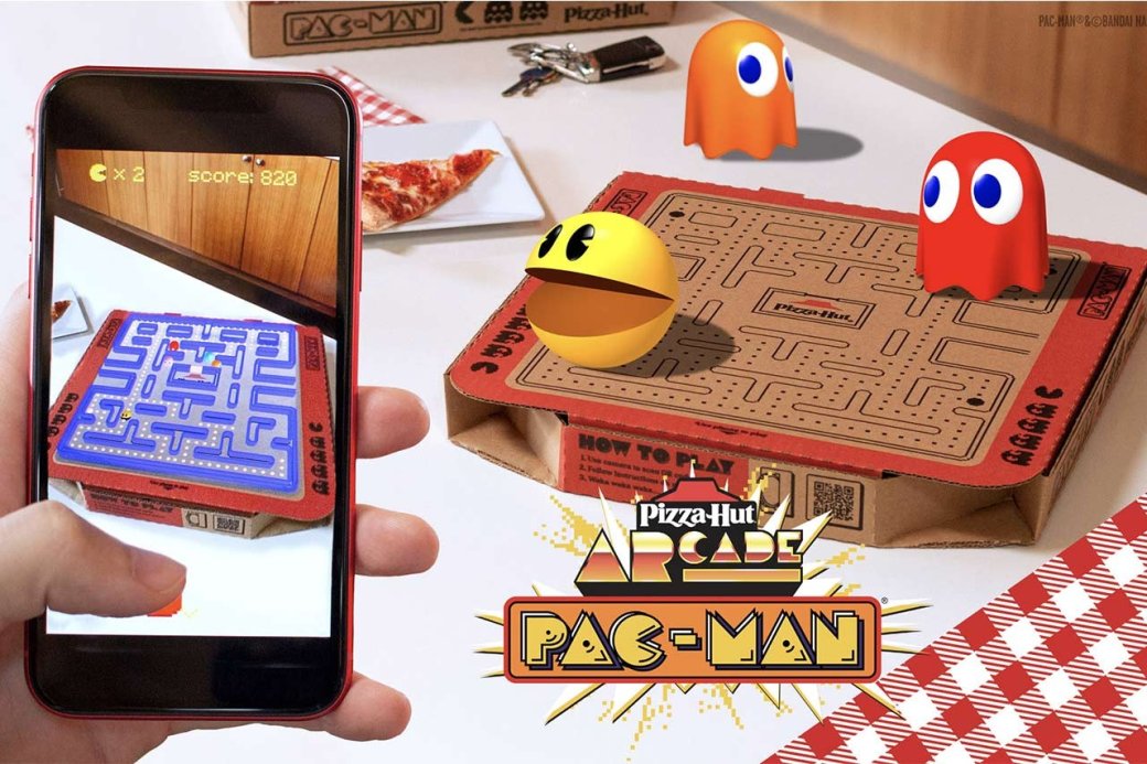 Pizza Hut сделала коробку для пиццы с AR-игрой Pac-Man | Канобу - Изображение 10346