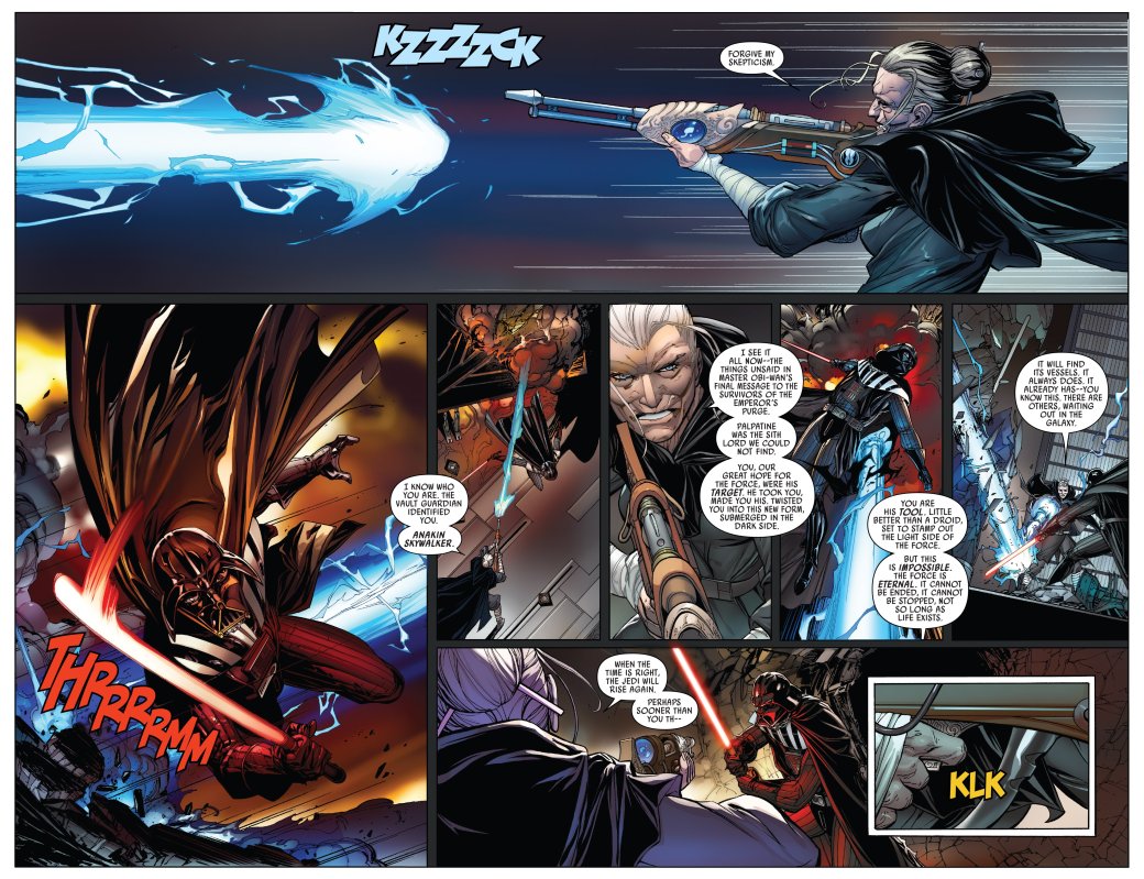 Новый комикс про Дарта Вейдера объясняет, почему Рей в новой трилогии владеет Силой. - Изображение 1